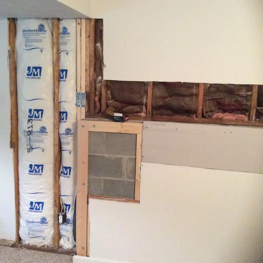 Wall insulation replacement during Structural Drying in Palm Desert